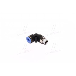 SPL06-01 З'єднання цангове для шлангів PU/PR (Г-обр., шланг - зовніш. різьблення) 6ммX1/8"(AIRKRAFT фото від Мотор-Агро Харків У
