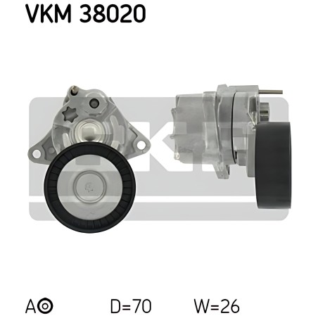➤ Ролик натяжний MERCEDES (Вир-во SKF) VKM 38020