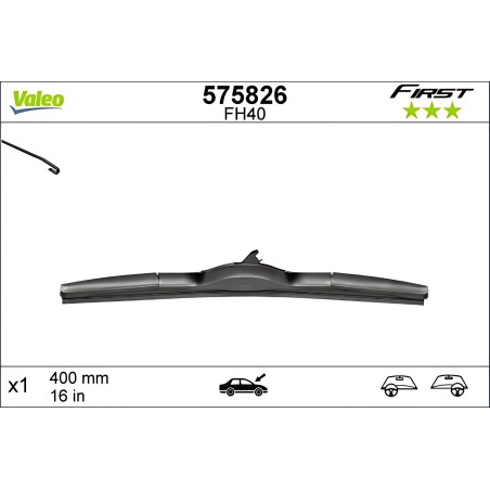 575826 Щітка склоочис. 400 гібридна (вир-во Valeo) фото від Мотор-Агро Харків Україна
