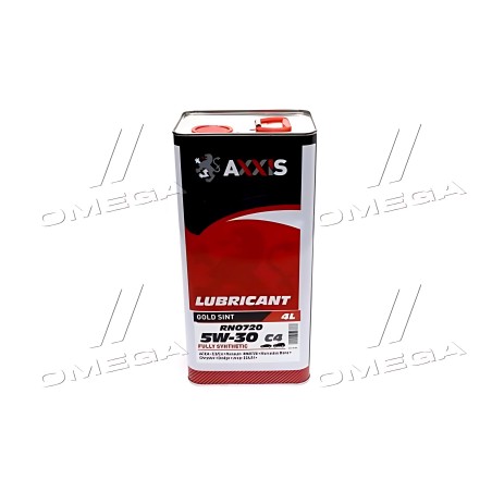➤ Масло моторн. AXXIS 5W-30 С4 RN0720 (Каністра 4л) AX-2189