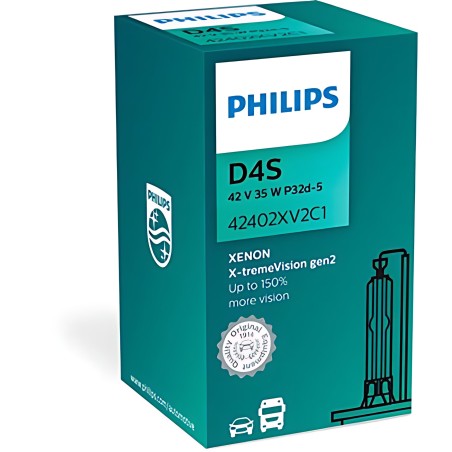 42402XV2C1 Лампа ксенонова D4S 35Вт X-tremeVision gen2 +150 більше vision 4800К (вир-во Philips) фото від Мотор-Агро Харків Укра