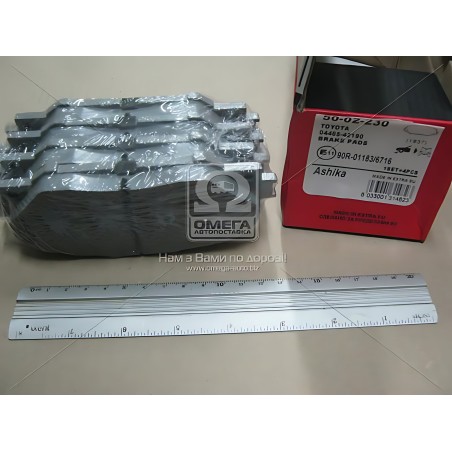 ➤ Колодки гальмівні передні дискові TOYOTA RAV 4 (вир-во ASHIKA) 50-02-230