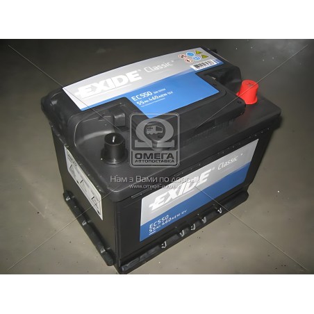 EC550 Акумулятор 55Ah-12v Exide CLASSIC (242х175х190), R, EN460 фото від Мотор-Агро Харків Україна