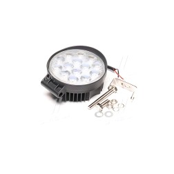 453701049 Фара LED кругла 42W, 14 ламп, 116*137,5мм, 3080Lm вузький промінь 12/24V 6000K (LITLEDA, JUBANA) фото від Мотор-Агро Х