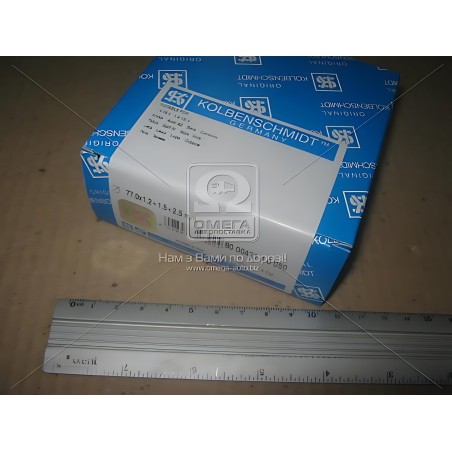 ➤ Кільця поршневі VAG 77,01 1,4i/1,6i 97- 1,2x1,5x2,5 (вир-во KS) 800042110050