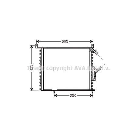 ➤ Віскомуфта AUDI VWC274 (вир-во AVA) VNC274