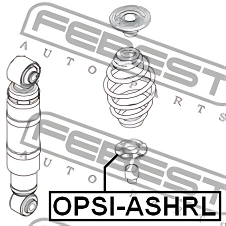 OPSI-ASHRL Проставка пружини задн., нижня GM 0424761 (вир-во Febest) фото від Мотор-Агро Харків Україна