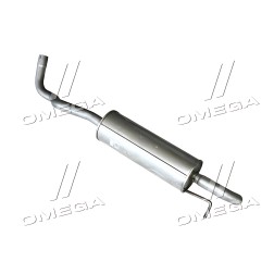➤ Глушник задн. (ое 6RA253609J) SKODA RAPID 1.2,1.4 SEAT TOLEDO 1.2 (вир-во Polmostrow) 23.00