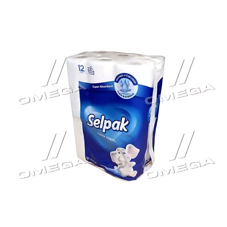 5423080123 Рушники паперові, кухон., 3-х шар., 11,25 м. 12 рул. Selpak Pro. фото від Мотор-Агро Харків Україна