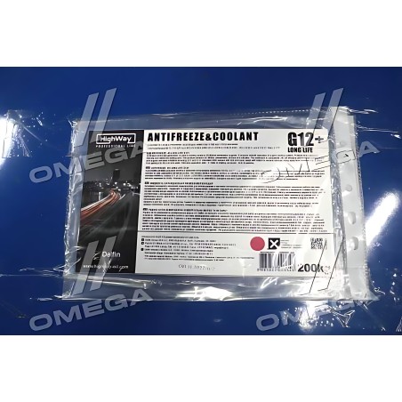 ➤ Антифриз HighWay ANTIFREEZE-40 LONG LIFE G12+ червоний (Бочка 200л) 701527