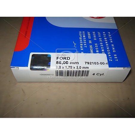 ➤ Кільця поршневі компл. на 4 поршні FORD 86,00 1,60 x 1,75 x 3,00 mm (вир-во SM) 792103-00-4