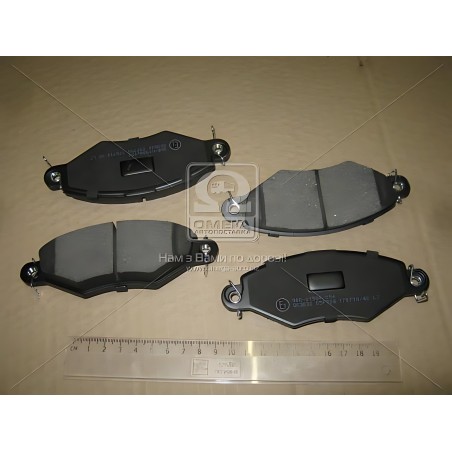 ➤ Колодка гальм. диск. PEUGEOT 206 1.1I, 1.4I, 1.6I, 1.9D,TD 11.00 - передн. (вир-во LPR) 05P708