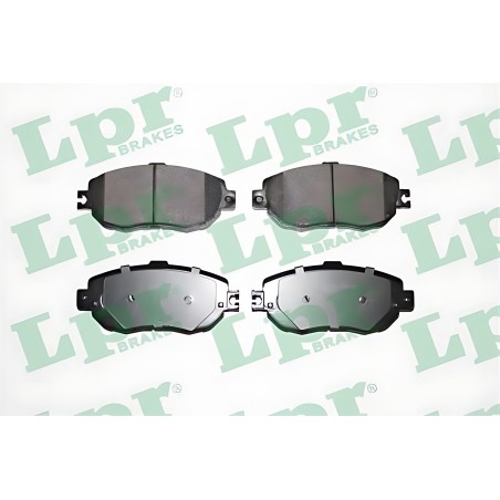 ➤ Колодка гальм. диск. PEUGEOT 206 1.1I, 1.4I, 1.6I, 1.9D,TD 11.00 - передн. (вир-во LPR) 05P708