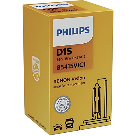 ➤ Лампа ксенонова D1S Vision 85В, 35Вт, PK32d-2 4600К (вир-во Philips) 85415VIC1