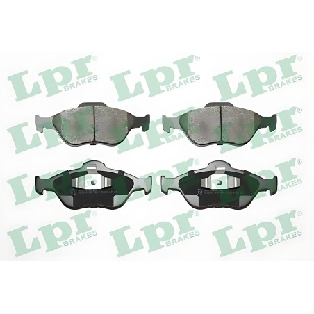 ➤ Колодка гальм. диск. FORD FIESTA, FUSION, MAZDA 2 передн. (вир-во LPR) 05P949