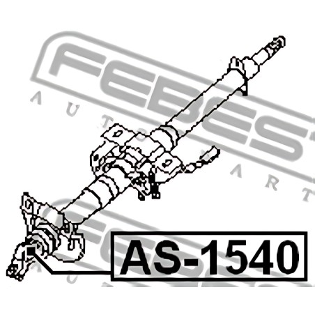 AS-1540 Хрестовина кермового валу MITSUBISHI PAJERO I, II 89-00 (Вир-во FEBEST) фото від Мотор-Агро Харків Україна