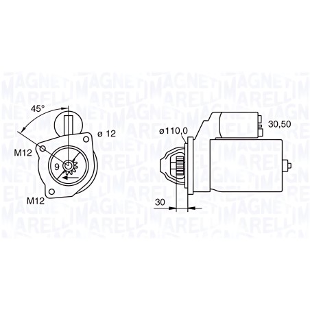➤ Шестерня, стартер (вир-во Magneti Marelli кор.код. AMB0291) 940113020291