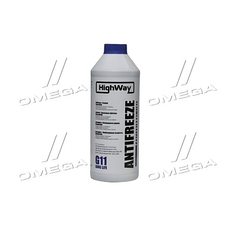 ➤ Антифриз HighWay ANTIFREEZE G11 концентрат синій 1,5л 10026