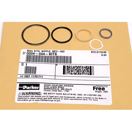 0004-044-KITS Р/к кілець ущільнювальних муфти розривної JD (AH225673,AH217616) (Parker) фото від Мотор-Агро Харків Україна