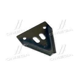 ➤ Сегмент ножа жатки JD/SCH 81x76x2,7 d 6,4мм. дрібна насічка, 24 зуба (Z47493, AZ42727) (Ri.ma) 420100046/RM