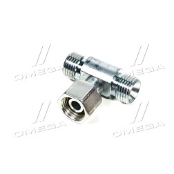 S19 (М16х1.5-М16х1.5 Штуцер тройний S19-S19-S19 (М16х1.5-М16х1.5 гайка-М16х1.5) (ТМ Hydrosila) фото від Мотор-Агро Харків Україн