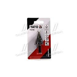 ➤ Фреза конусна по металу для дриля, O 4-24 мм, зі шпинделем O 8 мм, шт(YATO ) YT-61700