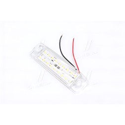 ➤ Ліхтар габаритний 24V LED білий (18 діодів, 2 ряди) (TEMPEST) TP02-57-057