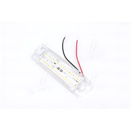 ➤ Ліхтар габаритний 24V LED білий (18 діодів, 2 ряди) (TEMPEST) TP02-57-057