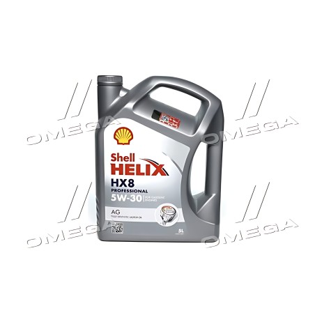 550054289 Олива моторна SHELL Helix HX8 Professional AG 5W-30 (Каністра 5л) фото від Мотор-Агро Харків Україна