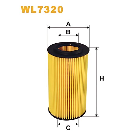 WL7320 Фільтр масляний двигуна WL7320/OE662/1 (вир-во WIX-FILTERS) фото від Мотор-Агро Харків Україна