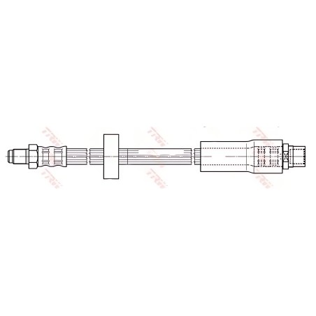 ➤ Шланг гальмівний AUDI A6/Allroad/Avant задн. (вир-во TRW) PHB601