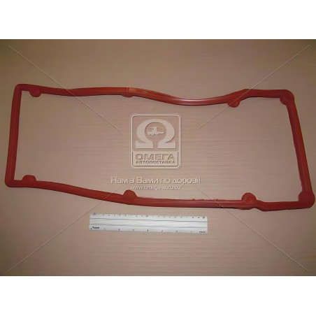 406.1007245-01 Прокладка кришки клапанної ЗМЗ 406 (червона) фото від Мотор-Агро Харків Україна