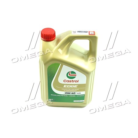 ➤ Олива моторна Castrol EDGE 0W-40 А3/В4 (Каністра 4л) 15338F