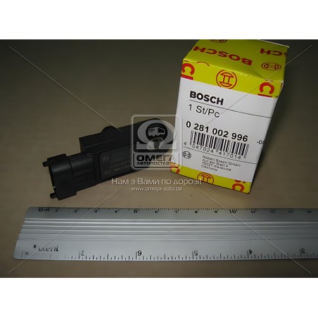 ➤ Датчик, тиск у впускному газопроводі (вир-во Bosch) 0281002996