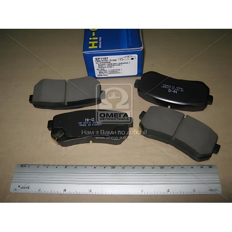 ➤ Колодка гальм. диск. HYUNDAI i30 задн. (вир-во SANGSIN) SP1187