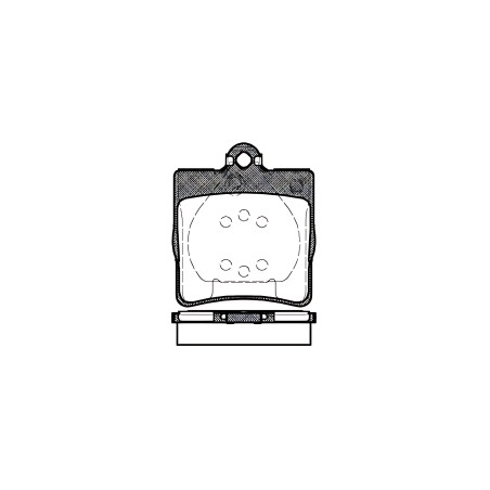➤ Колодка гальм. диск. MB C-CLASS (W202) задн. (вир-во REMSA) 0678.00
