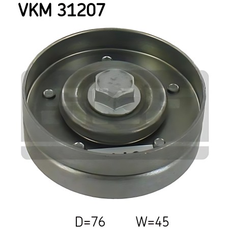 ➤ Натяжний ролик, полікліновий ремінь (Вир-во SKF) VKM 31207