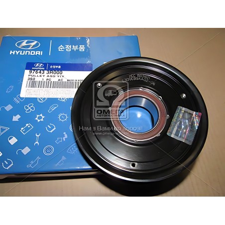 ➤ Шків компресора кондиціонера Hyundai Azera 11-/i30 12-/Sonata/Magentis 10-/Soul 11- (вир-во Mobis) 976433R000