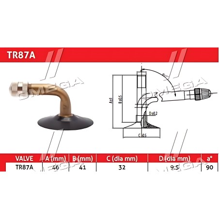 DT9600TR87KBK Камера 6,00-9 TR-87 (Kabat) фото від Мотор-Агро Харків Україна