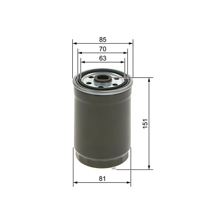 ➤ Диск гальмівний TOYOTA LAND CRUISER 4.5D V8 4.7 V8 передн. (вир-во Bosch) 0 986 479 R29