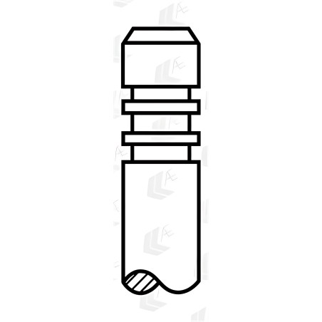 ➤ Клапан двигуна IN VAG 2.5TDI V6 24V AFB/AKN, 3.3TDI AKF 27.1X6X100.5 (вир-во AE) V94653