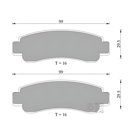 ➤ Колодка гальм. диск. FORD FIESTA, FUSION, MAZDA 2 передн. (вир-во Bosch) 0 986 495 220