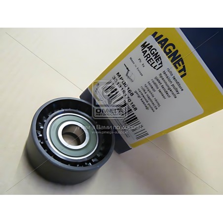 331316170168 Натяжний ролик, поліклінового ремня CITROEN, FIAT, PEUGEOT (Вир-во Magneti Marelli, кор. код MPQ0168 фото від Мотор
