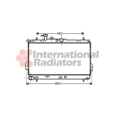 82002097 Радіатор охолодження HYUNDAI MATRIX (FC) (01-) 1.6 i (вир-во Van Wezel) фото від Мотор-Агро Харків Україна