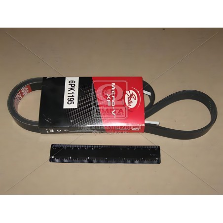➤ Ремінь поліклін. 6PK1195 (Вир-во Gates) 6PK1195