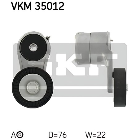 ➤ Натяжний ролик, полікліновий ремінь (Вир-во SKF) VKM 35012