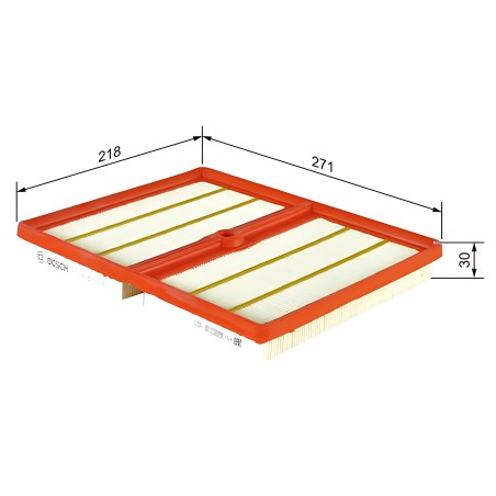 ➤ Фільтр повітряний VAG 1.0 TSI 17- (вир-во BOSCH) F026400611