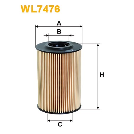 WL7476 Фільтр масляний двигуна AUDI SEAT SKODA VOLKSWAGEN WL7476/OE688 (вир-во WIX-FILTERS) фото від Мотор-Агро Харків Україна