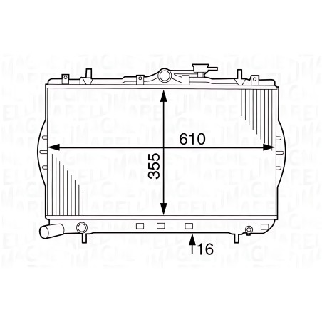 352316171072 Водяний насос (Вир-во Magneti Marelli кор.код. WPQ1072) фото від Мотор-Агро Харків Україна