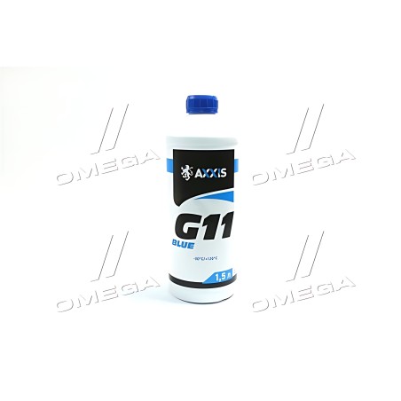 ➤ Антифриз AXXIS BLUE концентрат G11 (-80C) синій (Каністра 1,5л) AX-2093